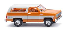 Chevrolet  - K5 Blazer 1976 orange/white - 1:87 - Wiking - 0111010 - WIK1101 | Toms Modelautos