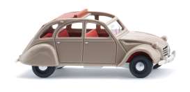 Citroen  - 2 CV grey - 1:87 - Wiking - 0809160 - WIK0916 | Toms Modelautos