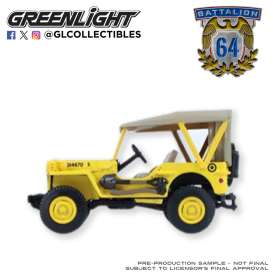 Willys  - MB Jeep 1942 mustard-brown - 1:64 - GreenLight - 61060A - gl61060A | Toms Modelautos