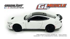 Ford  - Mustang 2024 white - 1:64 - GreenLight - 13370F - gl13370F | Toms Modelautos