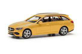 Mercedes Benz  - C Estate orange metallic - 1:87 - Herpa - H430388-003 - herpa430388-003 | Toms Modelautos