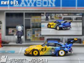   - RWB 993 Vegeta blue/yellow - 1:64 - Street Weapon - STW014 - STW014 | Toms Modelautos