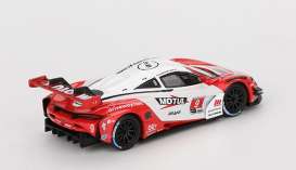 McLaren  - 720S GT3 EVO 2024 white/red - 1:64 - Mini GT - 00993L - MGT00993Lhd | Toms Modelautos