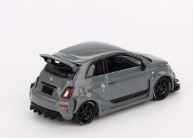 Fiat  - Abarth 595 LB-Works X 2024 grey - 1:64 - Mini GT - 00995Rhd - MGT00995Rhd | Toms Modelautos