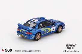 Subaru  - Impreza 1999 gold chrome - 1:64 - Mini GT - 00986L - MGT00986Lhd | Toms Modelautos