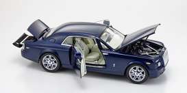 Rolls Royce  - Phantom Coupe blue metallic - 1:18 - Kyosho - 8862BL - kyo8862BL | Toms Modelautos