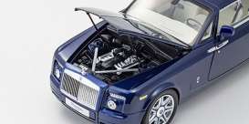 Rolls Royce  - Phantom Coupe blue metallic - 1:18 - Kyosho - 8862BL - kyo8862BL | Toms Modelautos