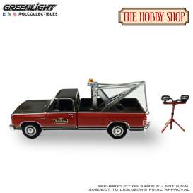 Dodge  - Ram D-100 1983 red - 1:64 - GreenLight - 97170B - gl97170B | Toms Modelautos