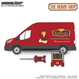 Ford  - Transit 2019 red - 1:64 - GreenLight - 97170E - gl97170E | Toms Modelautos