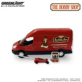 Ford  - Transit 2019 red - 1:64 - GreenLight - 97170E - gl97170E | Toms Modelautos