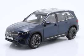 Mercedes Benz  -  EQB 2021 blue - 1:18 - Mercedes Benz - B66961280 - mb66961280 | Toms Modelautos