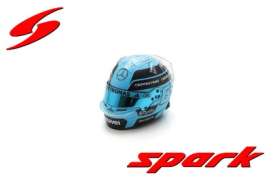 Helmet  - George Russel 2025 blue - 1:5 - Spark - 5HF185 - spa5HF185 | Toms Modelautos
