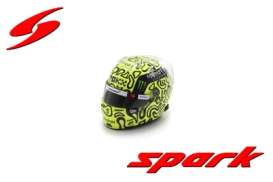 Helmet  - Lando Norris 2025 black/yellow - 1:5 - Spark - 5HF188 - spa5HF188 | Toms Modelautos