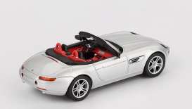 BMW  - Z8 2003 silver - 1:64 - Mini GT - 00998BL - MGT00998BL | Toms Modelautos