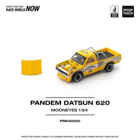 Datsun  - 620 yellow/black - 1:64 - Pop Race Limited - PR640250 - PR640250 | Toms Modelautos