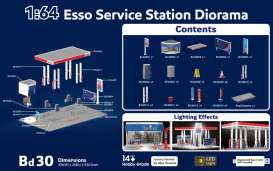 diorama  - ESSO Service various - 1:64 - Tiny Toys - ATS64047 - tinyATS64047 | Toms Modelautos