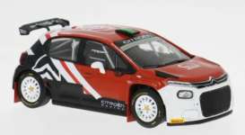 Citroen  - C3 2025 black/red/white - 1:43 - IXO Models - 1005368 - ixoram975B | Toms Modelautos