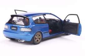 Honda  - Civic (EG6) 1991 blue - 1:18 - Solido - 1810406 - soli1810406 | Toms Modelautos