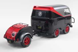Volkswagen  - T1 Kool 2024 black/red - 1:18 - Solido - 1810903 - soli1810903 | Toms Modelautos