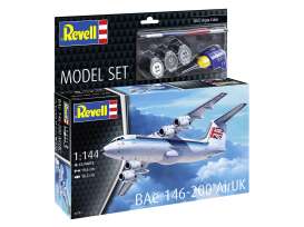 Planes  - BAe 146-200  - 1:144 - Revell - Germany - 63791 - revell63791 | Toms Modelautos