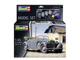 Military Vehicles  - Typ 320 (W142) Cabriolet  - 1:35 - Revell - Germany - 63319 - revell63354 | Toms Modelautos