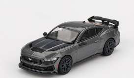 Ford Mustang - Dark Horse 2024 gray - 1:64 - Mini GT - 00957-R - MGT00957Rhd | Toms Modelautos