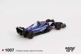   - RB VCARB 01 2024 blue/white - 1:64 - Mini GT - 01007L - MGT01007Lhd | Toms Modelautos