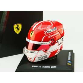 Helmet  - 2025 red/white - 1:5 - Look Smart - LSHEL009 - LSHEL009 | Toms Modelautos