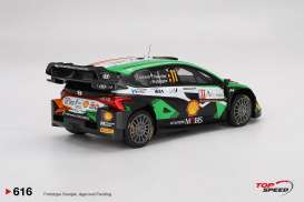 Hyundai  - i20 2023 white/black/orange - 1:18 - Top Speed - TS0616 - TS0616 | Toms Modelautos