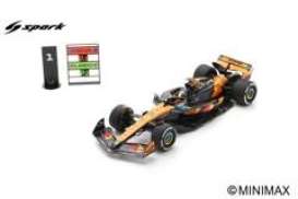 McLaren  - 2025 black/orange - 1:18 - Spark - 18S1008 - spa18S1008 | Toms Modelautos