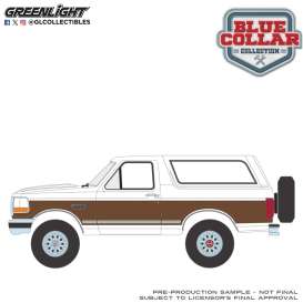 Ford  - Bronco 1993 white/mocha - 1:64 - GreenLight - 35320F - gl35320F | Toms Modelautos