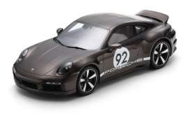 Porsche  - 911  2023 black - 1:12 - Schuco - 00004 - schuco00004 | Toms Modelautos