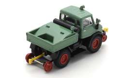 Mercedes Benz Unimog - U406 Rail green - 1:87 - Schuco - S87U00019 - schucoS87U00019 | Toms Modelautos