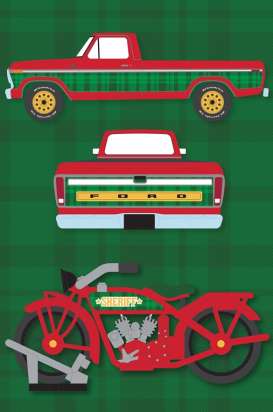 Ford  - F-250 1978 red/green - 1:64 - GreenLight - 30564E - gl30564E | Toms Modelautos