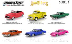 Assortment/ Mix  - California Lowriders Series 8  various - 1:64 - GreenLight - 63090 - gl63090 | Toms Modelautos