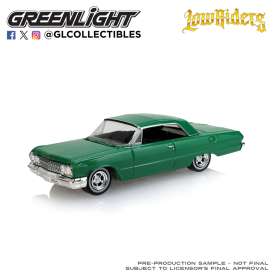 Chevrolet  - Impala Convertible 1963 green - 1:64 - GreenLight - 63090C - gl63090C | Toms Modelautos
