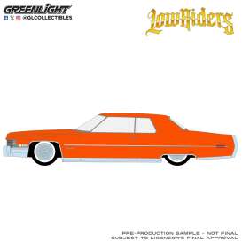 Cadillac  - Coupe deVille 1972 orange - 1:64 - GreenLight - 63090D - gl63090D | Toms Modelautos
