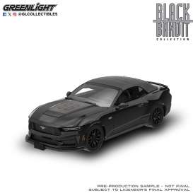 Ford Mustang - GT Convertible 2024 black - 1:64 - GreenLight - 28190B - gl28190B | Toms Modelautos