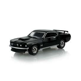 Ford Mustang - Boss 429 1969 black - 1:64 - GreenLight - 37340A - gl37340A | Toms Modelautos