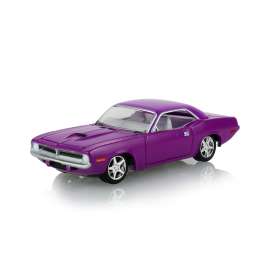 Plymouth  - Barracuda Custom Coupe 1970 purple - 1:64 - GreenLight - 37340B - gl37340B | Toms Modelautos