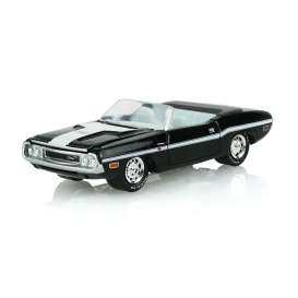 Dodge  - Challenger R/T Convertible 1970 black - 1:64 - GreenLight - 37340E - gl37340E | Toms Modelautos