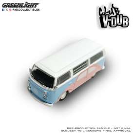 Volkswagen  - Type 2  1976 blue/white - 1:64 - GreenLight - 36130D - gl36130D | Toms Modelautos