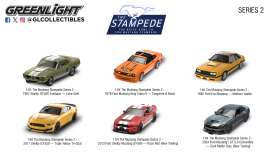Assortment/ Mix  - The Mustang Stampede Series 2  various - 1:64 - GreenLight - 125402 - gl125402 | Toms Modelautos