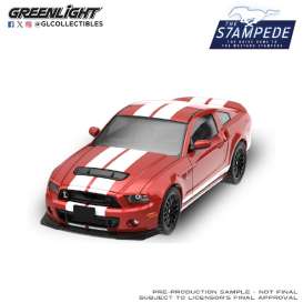 Ford Shelby - Mustang GT-500 2013 race red - 1:64 - GreenLight - 125402E - gl125402E | Toms Modelautos