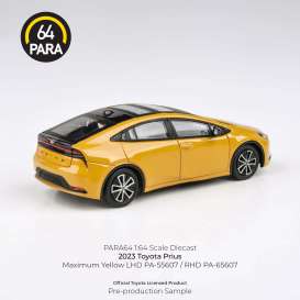 Toyota  - Prius Maximum 2023 yellow - 1:64 - Para64 - 55607L - pa55607Lhd | Toms Modelautos