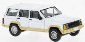 Jeep  - Cherokee 1984 white - 1:87 - Brekina - PCX870731 - PCX870731 | Toms Modelautos