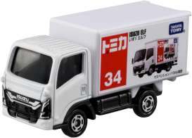 Isuzu  - Elf white/red - 1:64 - Tomica - 034 - to034 | Toms Modelautos