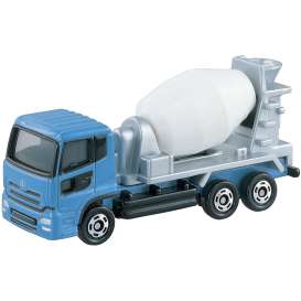 Nissan  - Diesel Quon Cement Mixer white/blue - Tomica - 053 - to053 | Toms Modelautos