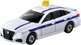 Toyota  - Crown white/blue - 1:64 - Tomica - 084 - to084 | Toms Modelautos