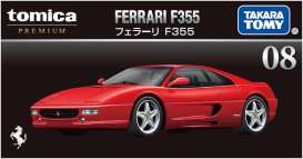 Ferrari  - F355 red - Tomica - 008 - topre008 | Toms Modelautos